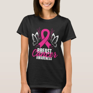 Cancer Awareness Pink Ribbon Support Squad Cancer T-Shirt