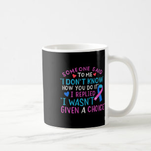 Cancer Awareness Ribbon Blue Pink Teal Fighter Che Coffee Mug