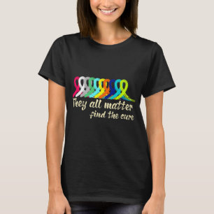 Cancer Awareness Ribbon Support  T-Shirt