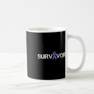Cancer Awareness Ribbon Survivor Symbol Coffee Mug