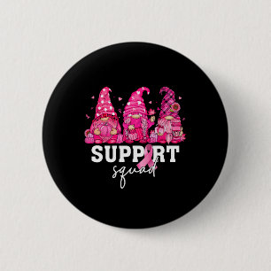 Cancer Awareness Shirt For Women Gnomes Support Sq 6 Cm Round Badge