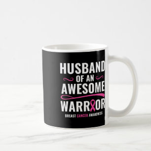 Cancer Awareness Shirt Husband Of A Warrior Coffee Mug