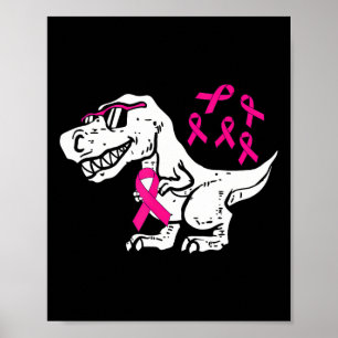 Cancer Awareness Shirt Toddler Pink Ribbon Kids Yo Poster