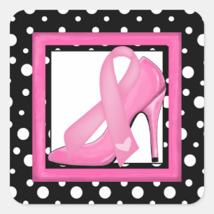 Cancer Awareness Square Sticker