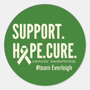 cancer awareness support Custom name Stickers 