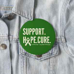 cancer awareness support hope cure Button