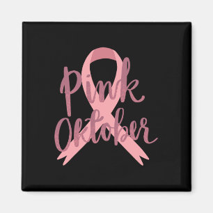 Cancer Awareness Tee - In October We Wear Pink To Magnet