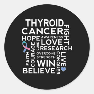 Cancer Awareness Walk Support Classic Round Sticker