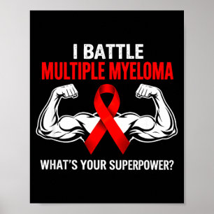 Cancer awareness warrior fighter battle multiple poster