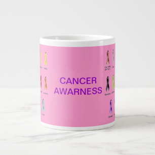 CANCER AWARNEESS LARGE COFFEE MUG