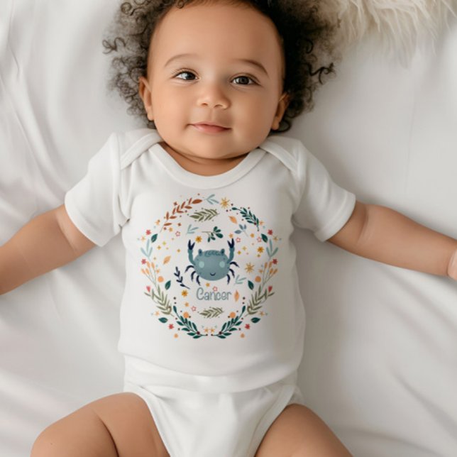 Cancer Baby - Sweet and Sensitive -  Zodiac Design Bodysuit (Creator Uploaded)