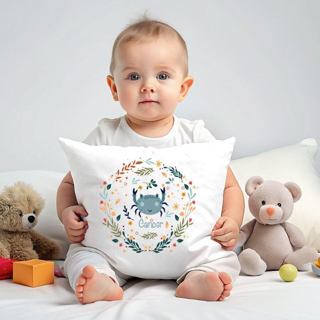 Cancer Baby - Zodiac Design Nursery Cushion (Creator Uploaded)