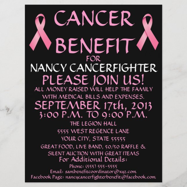 Cancer Benefit Flyer (Front)