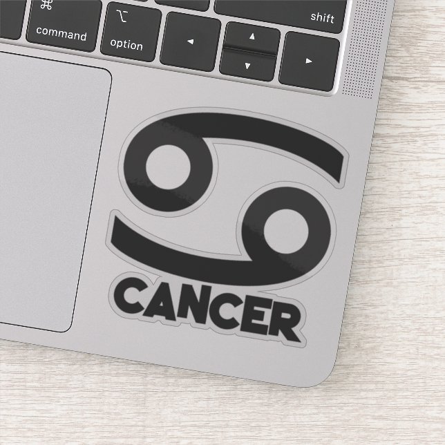 Cancer Bold Zodiac Sign Horoscope Custom Text (Detail)