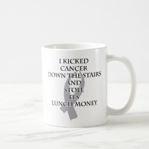 Cancer Bully (Grey Ribbon) Coffee Mug