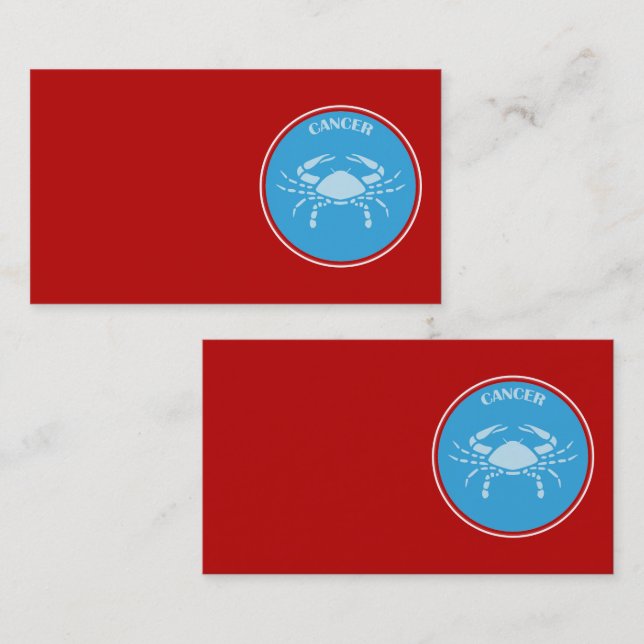 Cancer Business Card (Front/Back)