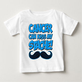 Cancer can Kiss my Stache! Baby T-Shirt