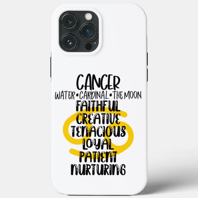 Cancer  Case-Mate iPhone case (Back)