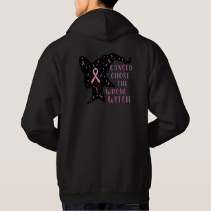 Cancer Chose the Wrong Witch Hoodie