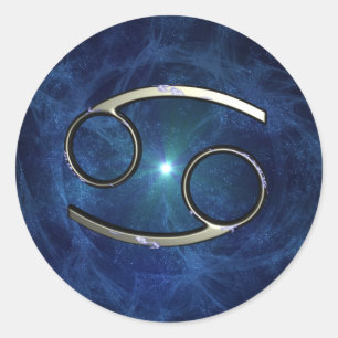 Cancer Classic Round Sticker