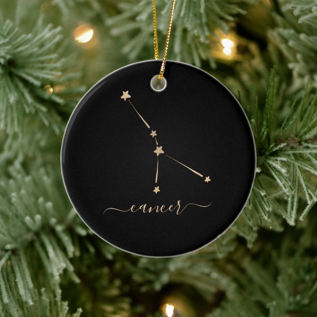Cancer Constellation Ceramic Ornament (Tree)