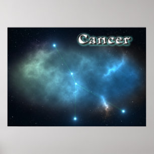 Cancer constellation poster