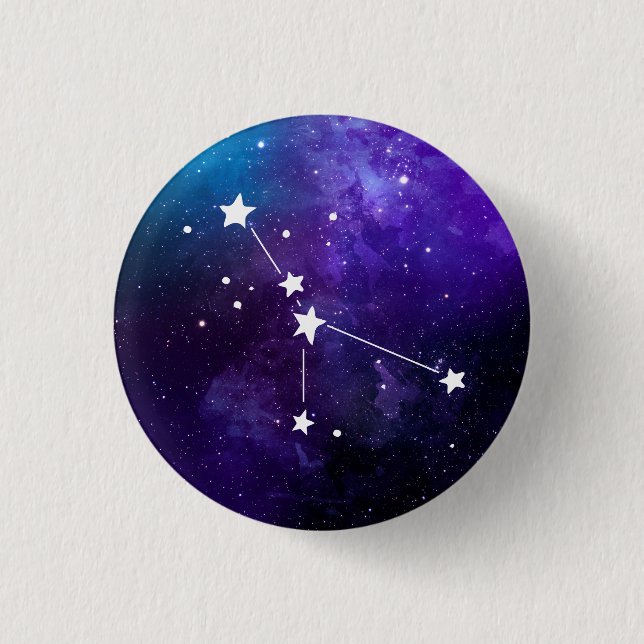 Cancer Constellation Zodiac 3 Cm Round Badge (Front)