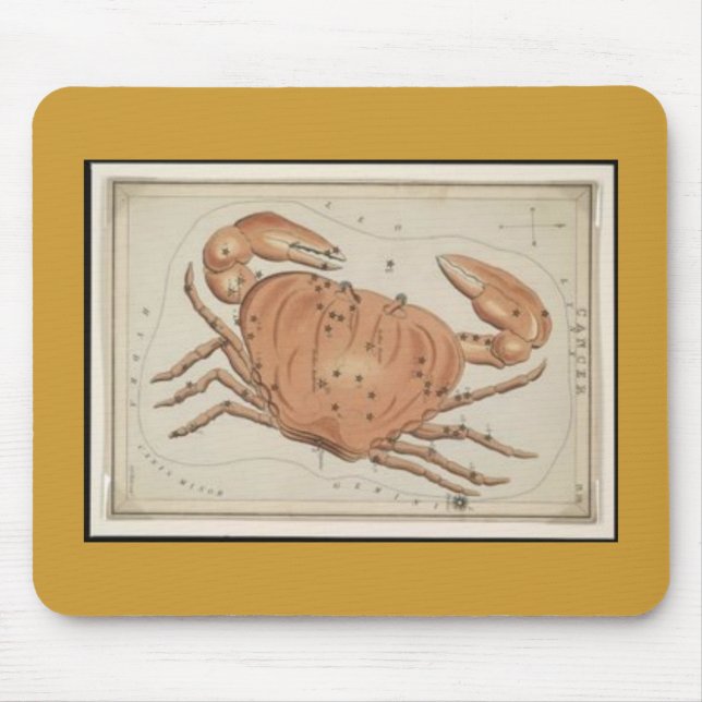 Cancer Crab Mousepad (Front)