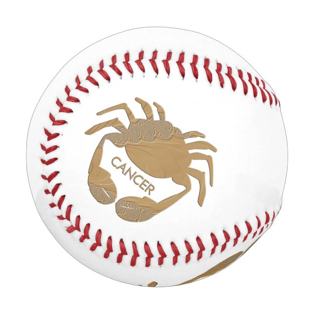 Cancer Crab Zodiac Baseball (Back Right)