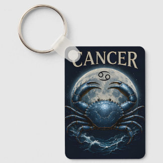 Cancer Crab Zodiac Celestial Astrology Symbol Key Ring