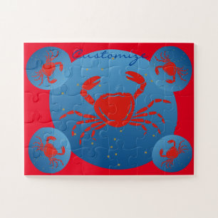Cancer Crab Zodiac Thunder_Cove Jigsaw Puzzle