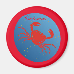 Cancer Crab Zodiac Thunder_Cove Magnet