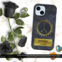 Cancer Dark Zodiac Astrology: Black & Gold