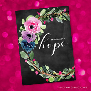 Cancer Diagnosis, We Do Not Lose Hope