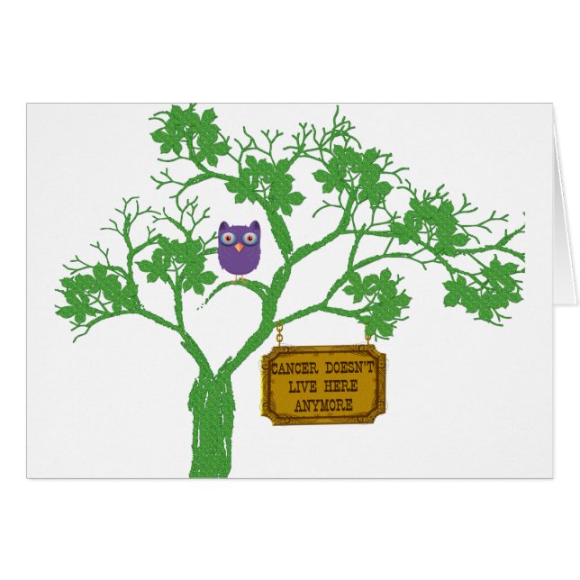 Cancer Doesn't Live Here Tree Owl (Front Horizontal)