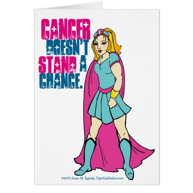 Cancer Doesn't Stand a Chance Comic Book Card (Front)