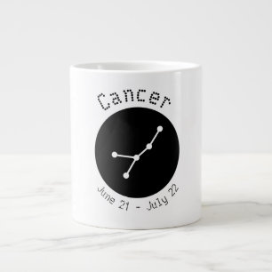 Cancer Dot Line Jumbo Mug