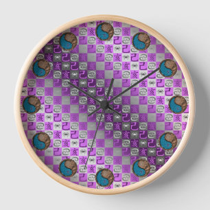 Cancer & Earth Boar Clock