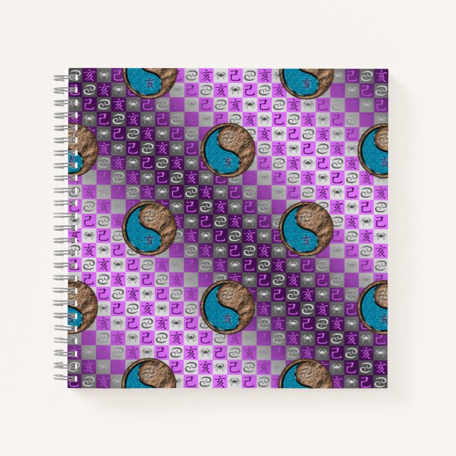 Cancer & Earth Boar Notebook (Front)