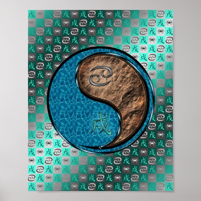 Cancer & Earth Dog Poster (Front)