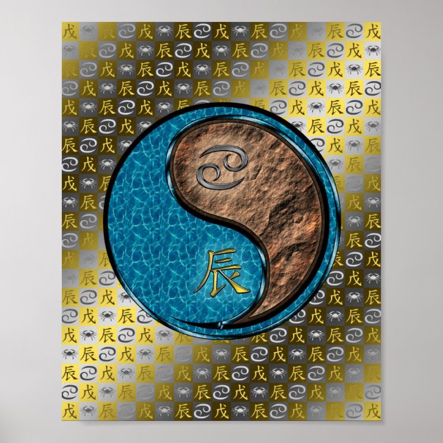 Cancer & Earth Dragon Poster (Front)