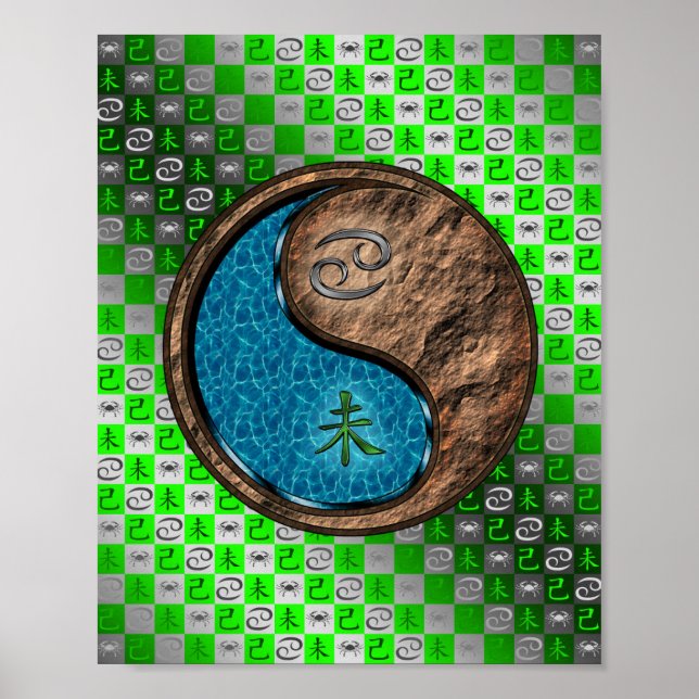 Cancer & Earth Goat Poster (Front)