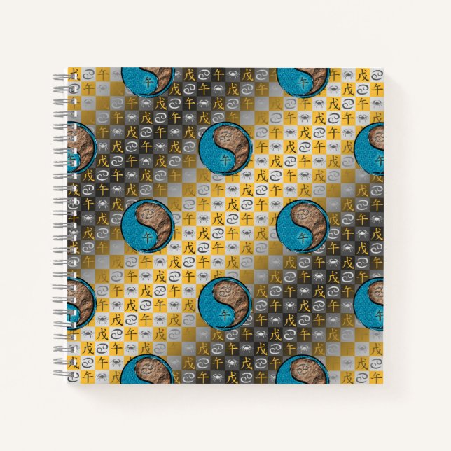 Cancer & Earth Horse Notebook (Front)