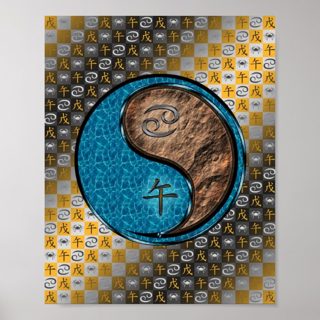 Cancer & Earth Horse Poster (Front)