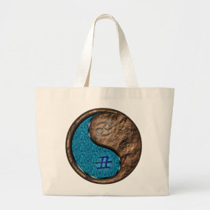 Cancer & Earth Ox Large Tote Bag