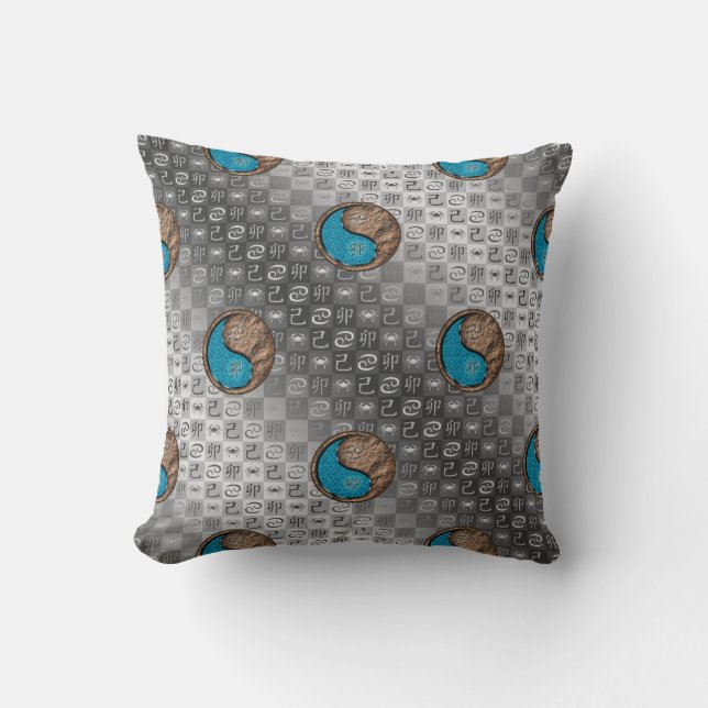 Cancer & Earth Rabbit Cushion (Front)