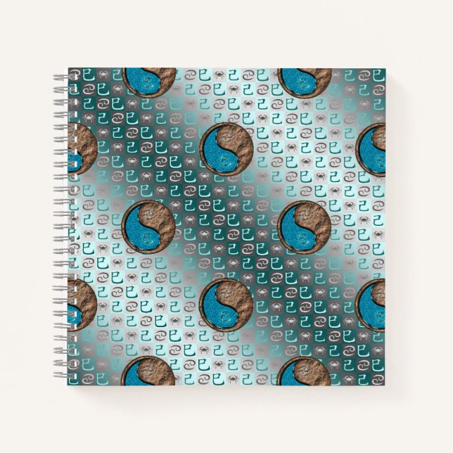 Cancer & Earth Snake Notebook (Front)