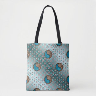 Cancer & Earth Snake Tote Bag