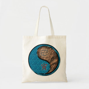 Cancer & Earth Tiger Tote Bag