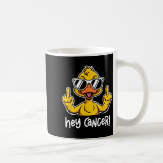 Cancer F U Sungles Duck Flipng The Bird F ck Coffee Mug